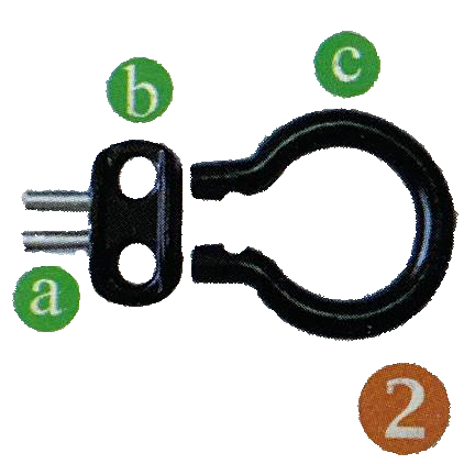 قفل نگه دارنده نعلی